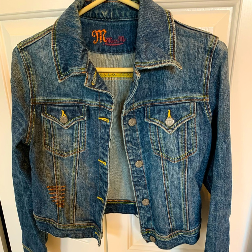 Miss Me Jean Jacket Sz S